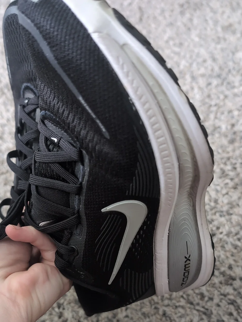 Nike Women's Black and White Running Shoes